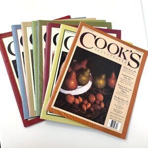 8 Cooks Illustrated Magazines 1995-2001 Cookbooks